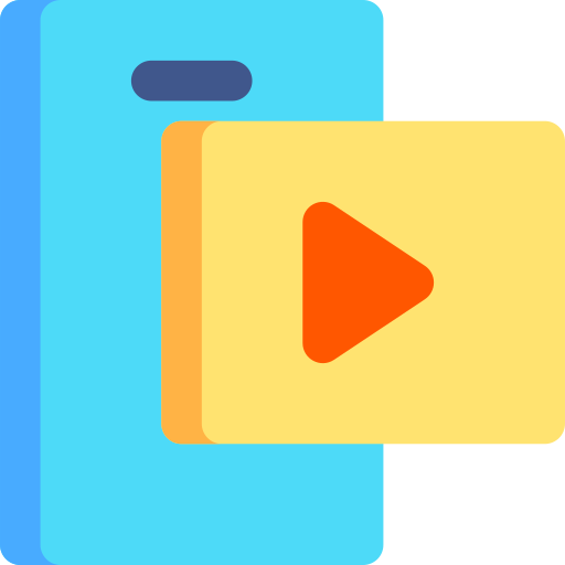 비디오 Generic color fill icon