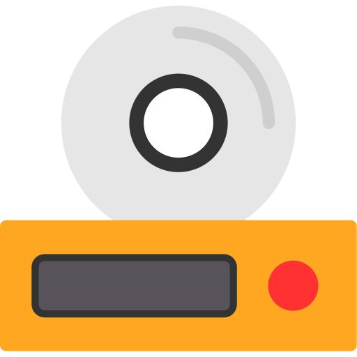 dvd Generic color fill icon