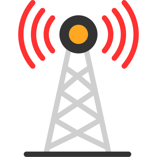 Cell tower Generic color fill icon