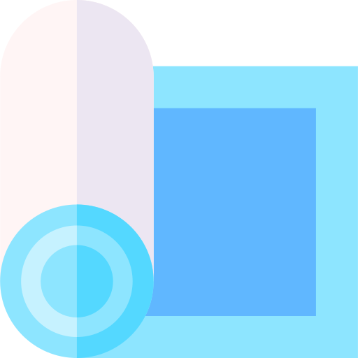 Yoga Mat Basic Straight Flat icon