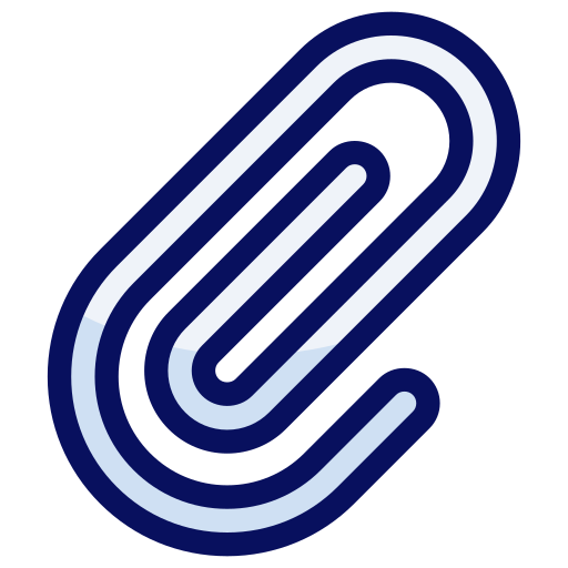Paper clip Generic color lineal-color icon