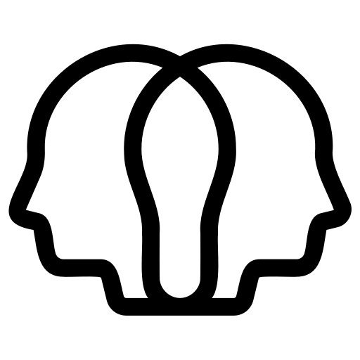 Bipolar Generic black outline icon